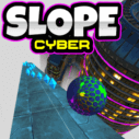 Slope Cyber is an endless slope game in the cyber game genre. You have to control a slope ball in the cyber city. The balls moves and you have to have excellent reflexes to control it. You can play slope cyber game unblocked this website.