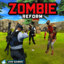 Zombie Reform is a 3D zombie shooter survival game. It is a game that has a level system, and the zombies get stronger at each level. There are 6 different maps, and these maps change every 12 levels. Before each level change, there is a "FULL BOSS" battle.