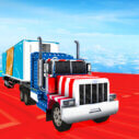 Impossible Truck Tracks Drive is a simulation game where you can drive trucks on sky racing tracks with loaded trucks.