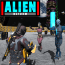 Alien Reform is a 3D survival shooter game. It is a game that has a level system, and the aliens get stronger at each level.