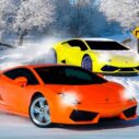 Snow Track Racing 3D is a simulation game where you can drive while it's snowing with its realistic graphics. The roads have become slippery due to heavy snowfall and you can drift forward with a sports car.