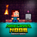 Try to collect diamonds in mysterious caves with Minecaves Noob Adventure. Your task in this adventure game is to collect the diamonds in the cave and then reach the exit of the cave.