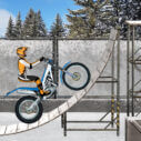 ls Ice Ride is a 3D bike game where you can ride a motorcycle on a snowy track. The aim of this game is to try to reach the finish line by crossing the obstacles in order to complete the tracks.